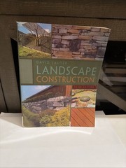 Landscape Construction – Paperback, by Sauter David – Good