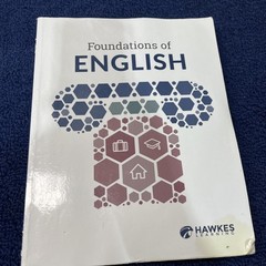 Foundations of English 3-Hole Punch Companion Text by Hawkes Learning Systems…