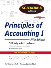 Schaum’s Outline of Principles of Accounting I, Fifth Edition