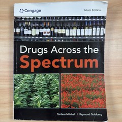 Drugs Across the Spectrum 9th by Raymond Goldberg and Pardess Mitchell 2022
