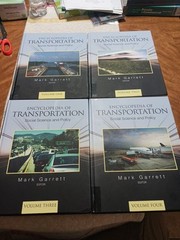 4 Vol Set: Encyclopedia Of Transportation Social Science & Policy 1-4 Ex-Lib