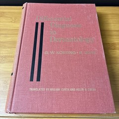 Differential Diagnosis in Dermatology by G.W. Korting R. Denk (Hardcover, 1976)
