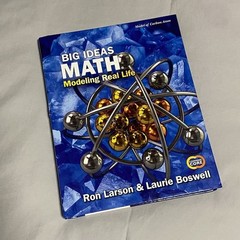 Big Ideas Math: Modeling Real Life Common Core – Grade 8 Student Edition HC