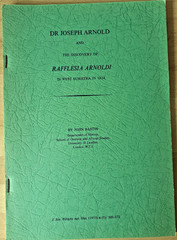 Dr Joseph Arnold and the Discovery of Rafflesia Arnoldi In West Sumatra in 1818