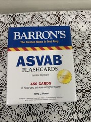 Barron’s Test Prep Ser.: ASVAB Flashcards by Terry L. Duran 3rd Edition