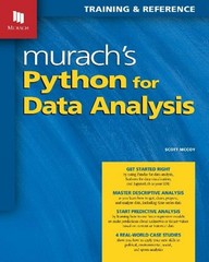 Murach’s Python for Data Science (2nd – Paperback, by McCoy Scott – Very Good