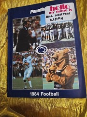 PENN STATE FOOTBALL 1984 NITTANY LIONS JOE PATERNO SOFTCOVER GUIDE BOOK 224 pgs