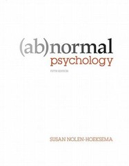 Abnormal Psychology – Hardcover By Nolen-Hoeksema, Susan – GOOD