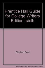 The Prentice Hall Guide for College – Hardcover, by Reid Stephen – Very Good