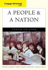 Cengage Advantage Books: A People and a Nation- paperback, 9781285425870, Norton