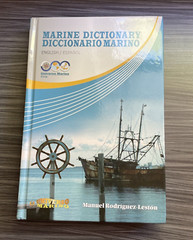 Marine Dictionary English/Spanish Naval Sea Ships Navy Book Rare 2015