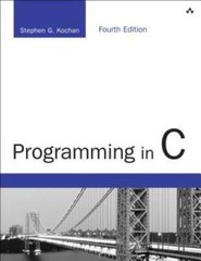 Programming in C (4th Edition) (Developer’s Library) – Paperback – GOOD