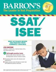 Barron’s Test Prep Ser.: Ssat/isee : High School Entrance Examinations by Carmen