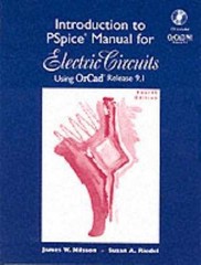Introduction to Pspice Manual: – Paperback, by Nilsson James W.; – Very Good