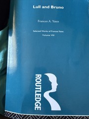Lull and Bruno by Francis A. Yates , Soft Cover