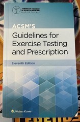 ACSM’s Guidelines for Exercise Testing and Prescription 11th Edition