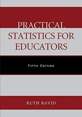 Practical Statistics for Educators, Ravid, Ruth