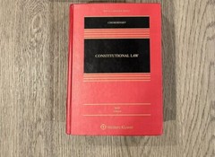 Aspen Casebook Ser.: Constitutional Law by Erwin Chemerinsky (2019, Book, Other)