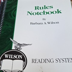 Wilson Reading System Rules Notebook by Barbara A. Wilson Spiral Book English