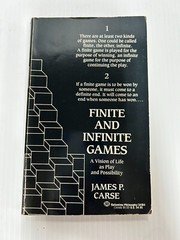 Finite and Infinite Games by James Carse PB (fc207-5/b0428)