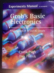Grob’s Basic Electronics : Fundamentals of DC AC Circuits by Frank Pugh, Disk