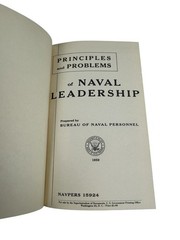 Lot of 8 Vintage US Navy Training Manuals 1940s-1950s Naval Leadership