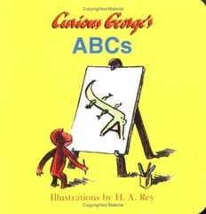 Curious George’s ABCs – Board book, by Rey H. A. – Very Good