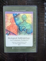 Biological Anthropology an Evolutionary Perspective Part 1 the Great Courses DVD