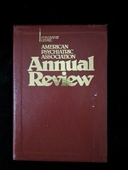 American Psychiatric Association Annual Review Psychiatry Update 1983