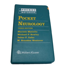 Pocket Neurology Notebook 3rd Edition Wolters Kluwer Spiral Bound Westover