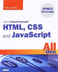Sams Teach Yourself HTML, CSS and – Paperback, by Meloni Julie C. – Very Good