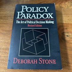 Policy Paradox: The Art of Political Decision Making (Revised Edition) – GOOD