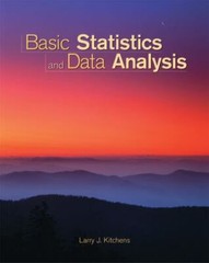 Basic Statistics and Data Analysis (with CD-ROM and InfoTrac), Kitchens, Larry J