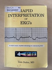 Rapid Interpretation of EKG’s 6th Edition Dale Dubin 2000 Paperback
