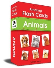 Amazing Flash Cards Animals (Paperback)