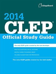 CLEP Official Study Guide 2014 (Colle…, College Board