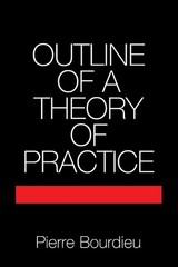 Pierre Bourdieu Outline of a Theory of Practice (Paperback)