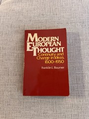 Modern European Thought by Baumer, F. Paperback / softback Book The Fast Free