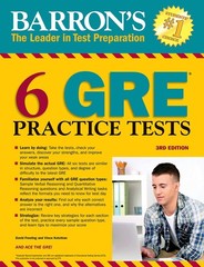 6 GRE Practice Tests (Barron’s Test Prep)