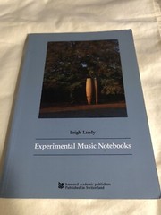 Experimental Music Notebooks Leigh Landy 1994 TPB Harwood Academic Publishing VG