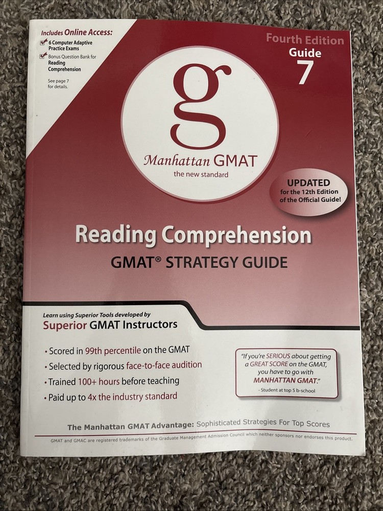 GMAT Reading Comprehension [Manhattan Prep GMAT Strategy Guides]
