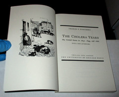 The Cholera Years : The United States in 1832, 1849 … by Charles E. Rosenberg