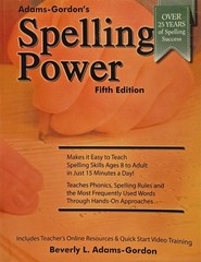 Adams-Gordon’s Spelling Power Fifth Edition Tracher’s Manual