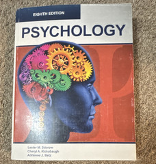 Academic Media Solutions Psychology 8th Ed 2018 Paperback Textbook Sdorow