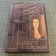 PSYCHINQUIRY: FOCUS ON RESEARCH – PETER GRAY’S PSYCHOLOGY PC CD-ROM, WIN/MAC