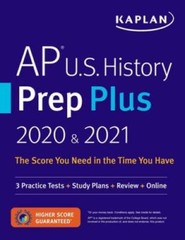 AP U.S. History Prep Plus 2020 & 2021: 3 Practice Tests + Study Plans + T – GOOD