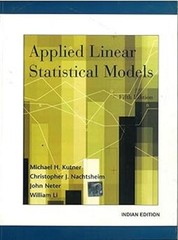 Brand New : Applied Linear Statistics Models 5th INTL ED “Free Ship from USA”