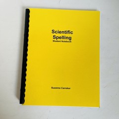 Scientific Spelling Student Notebook Suzanne Carreker Neuhaus Dyslexia Unused