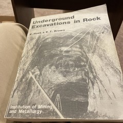 Underground Excavations in Rock Hoek Brown Mining Engineering Softcover