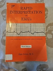 Rapid Interpretation of EKG’s by Dale Dubin (2000, Trade Paperback)
